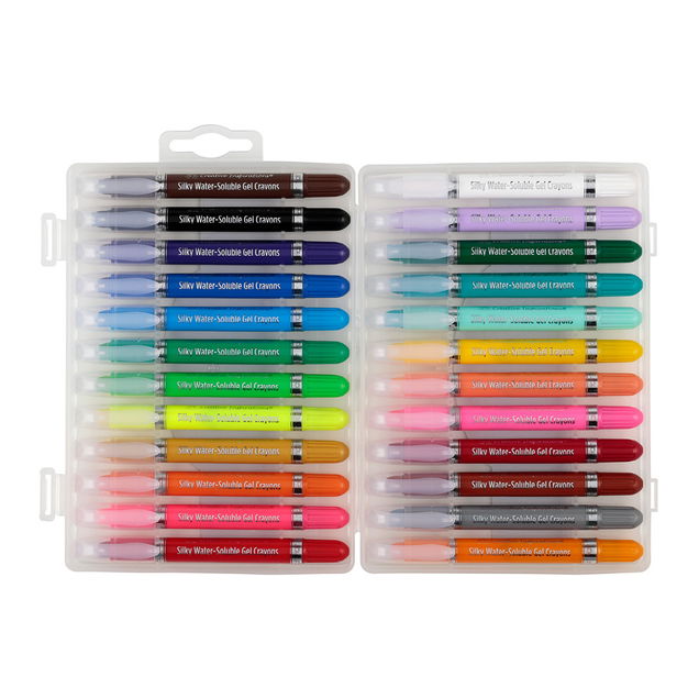 Creative Inspirations Silky Water-Soluble Crayons Set of 24 Creative Inspirations Silky Water-Soluble Crayons Set of 24