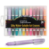 Creative Inspirations Silky Water-Soluble Crayons Set of 24