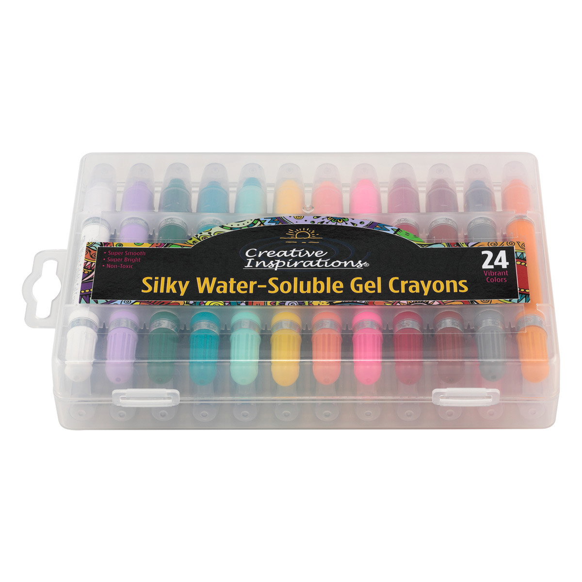Creative Inspirations Silky Water-Soluble Crayons Set of 24
