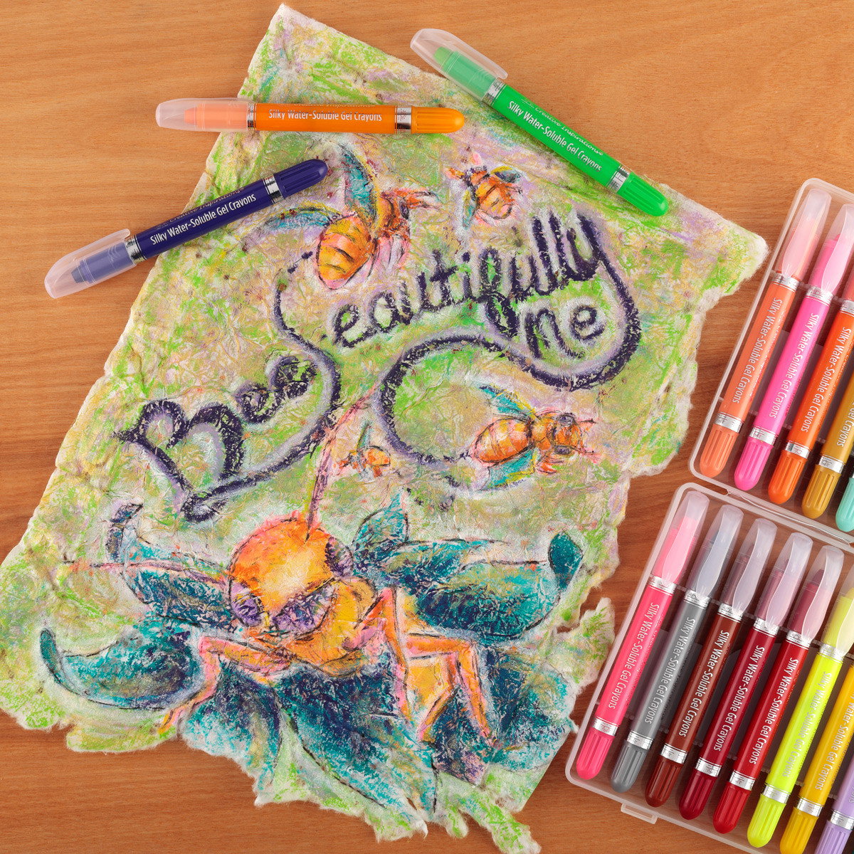 Creative Inspirations Silky Water-Soluble Crayons Set of 24