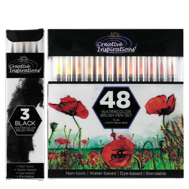 Creative Inspirations Watercolor Ink Brush Pen Sets Creative Inspirations Watercolor Ink Brush Pen Sets