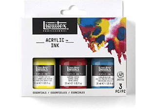 Liquitex Acrylic Ink Set of 3 Essential Colors 30mL