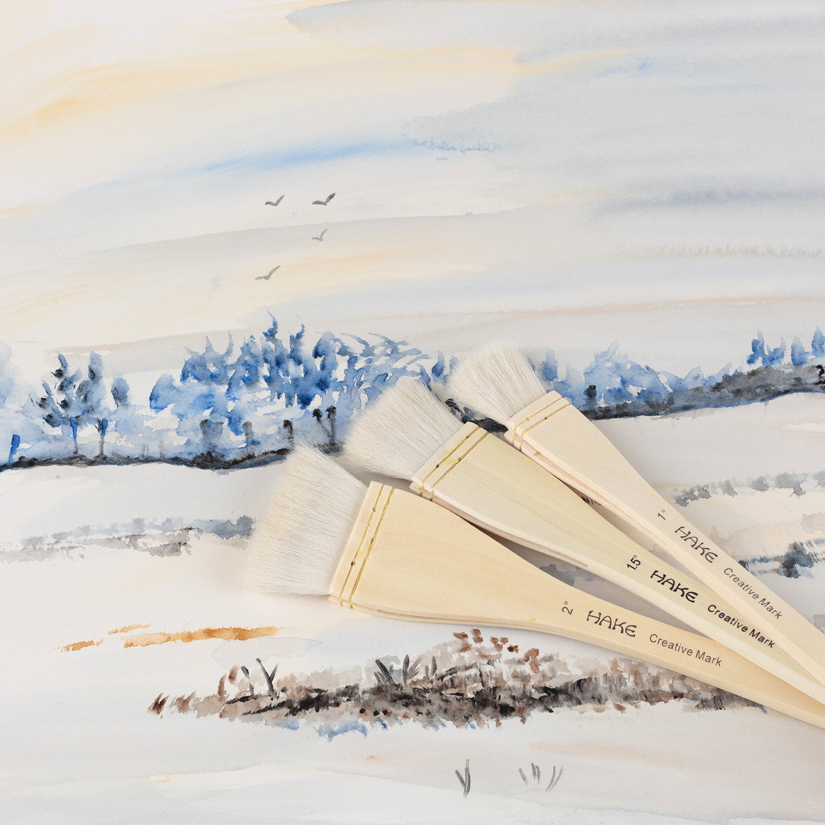 Creative Mark Basic Hake Brush Set of 3