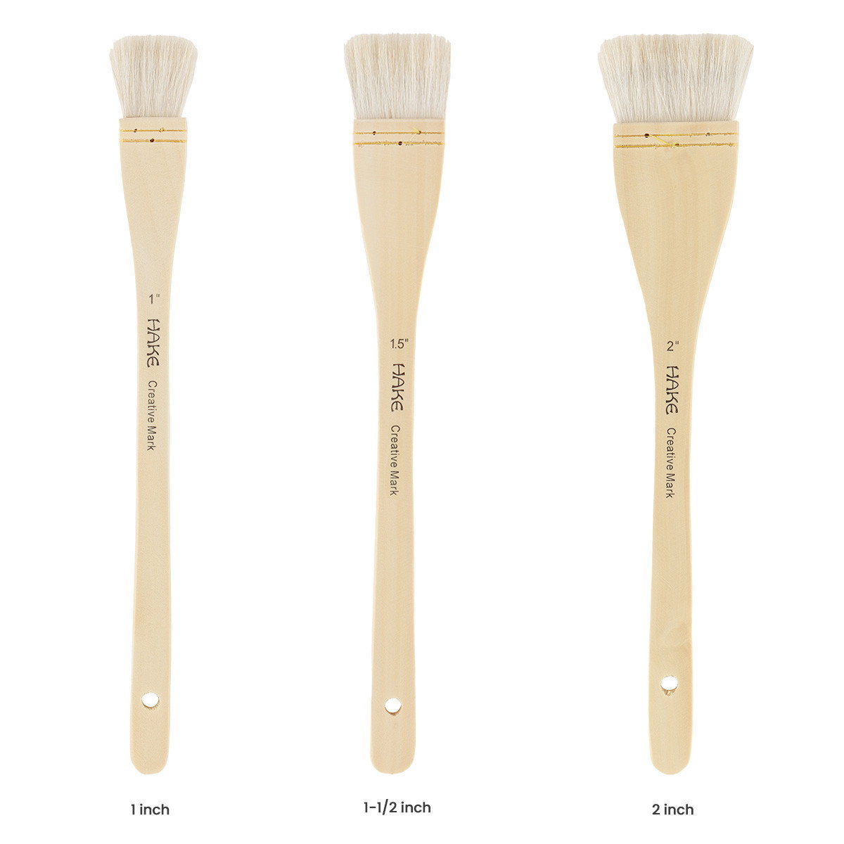 Creative Mark Basic Hake Brush Set of 3