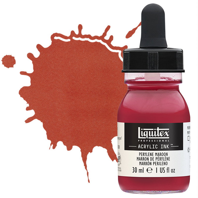 Liquitex Professional Acrylic Ink 30mL Perylene Maroon - (200036293)