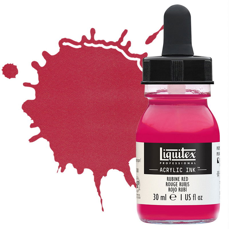 Liquitex Professional Acrylic Ink 30mL Rubine Red - (200036297)