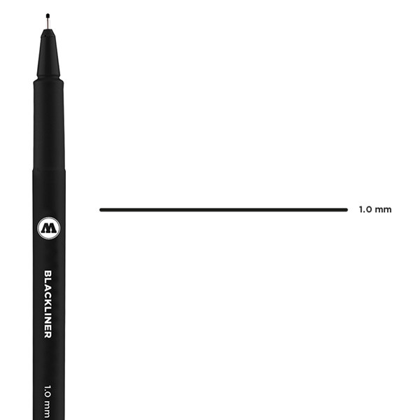 Molotow Blackliner Pen 0.1mm Tip - (200030138)