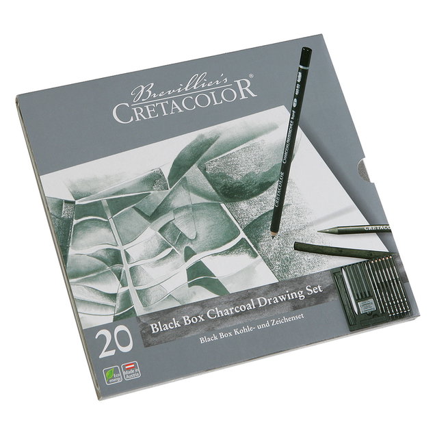 Cretacolor Black Box Drawing Tin Set - (56000) Cretacolor Black Box Drawing Tin Set - (56000)