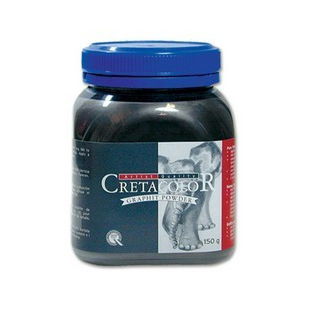 Cretacolor Graphite Powder 150gm Jar Cretacolor Graphite Powder 150gm Jar