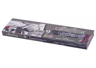Cretacolor Pocket Graphite 9 Piece Set