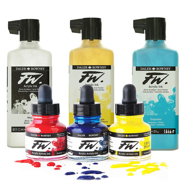 Daler-Rowney FW Acrylic Ink Daler-Rowney FW Acrylic Ink