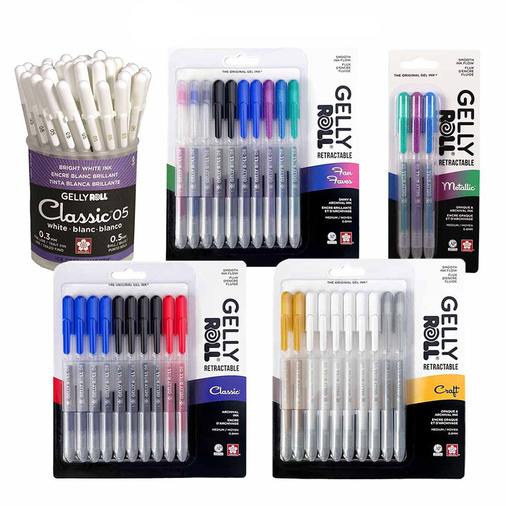 Sakura Gelly Roll Retractable Pen Sets