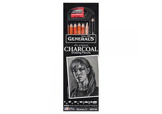 General's 7 Piece Charcoal Pencil Drawing Set