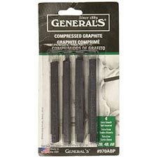 General Pencil Graphite Sticks Assorted 4 Pack General Pencil Graphite Sticks Assorted 4 Pack