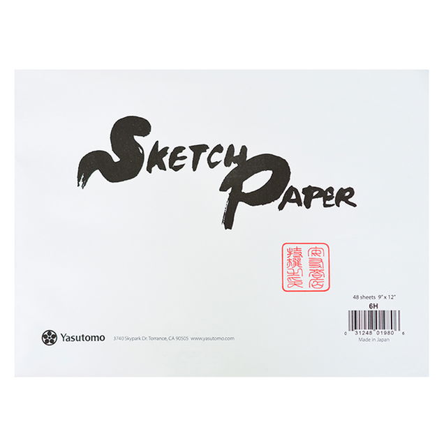Hosho 6H Sumi-E Pad 9x12 - 48 Sheets - (78117) Hosho 6H Sumi-E Pad 9x12 - 48 Sheets - (78117)