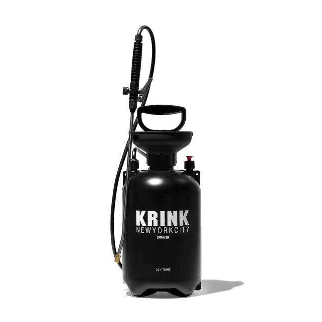 Krink Sprayer + Stainless Steel Wand Black Tank 5 Liter Capacity