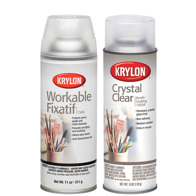 Krylon Fixatives and Spray Varnish Krylon Fixatives and Spray Varnish