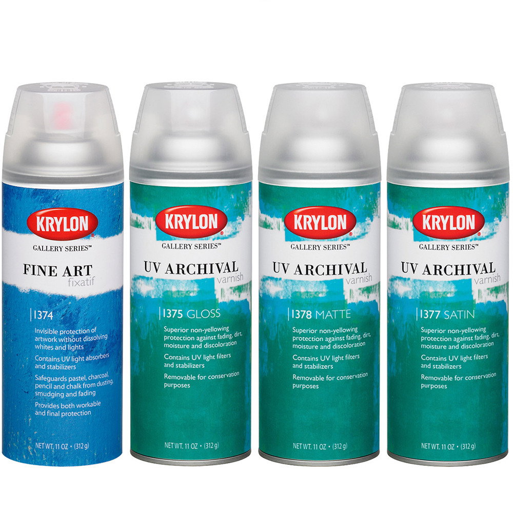 Krylon Fixatives and Spray Varnish