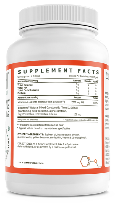 Carotene Formula - Vitamin A Supplements