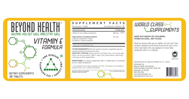 Vitamin E Supplements - 90 tablets