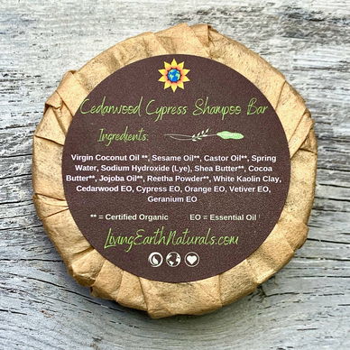 Cedarwood Cypress Shampoo Bar