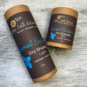 Peppermint Eucalyptus Dry Shampoo- Light