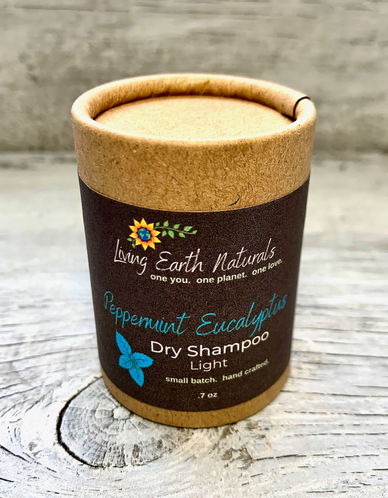 Peppermint Eucalyptus Dry Shampoo- Light
