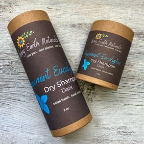 Peppermint Eucalyptus Dry Shampoo- Dark