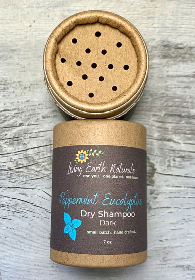 Peppermint Eucalyptus Dry Shampoo- Dark