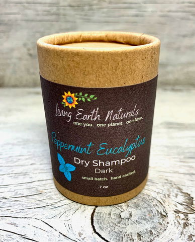 Peppermint Eucalyptus Dry Shampoo- Dark