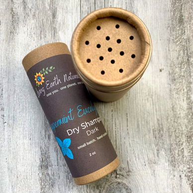 Peppermint Eucalyptus Dry Shampoo- Dark