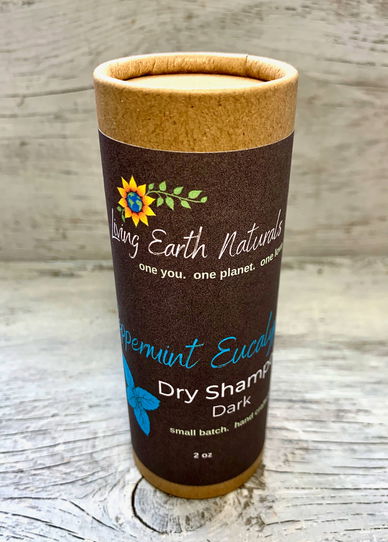 Peppermint Eucalyptus Dry Shampoo- Dark
