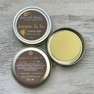 Lemongrass-Tea Tree Lotion Bar