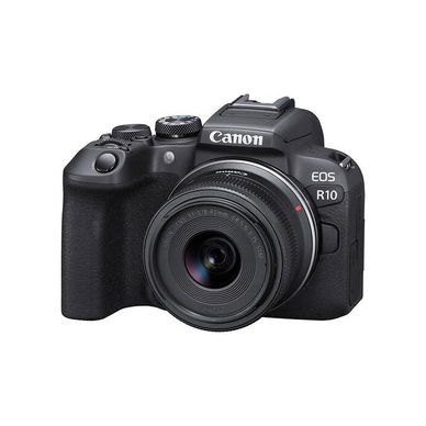 Canon - EOS R10 Mirrorless Camera with 18-45mm Lens