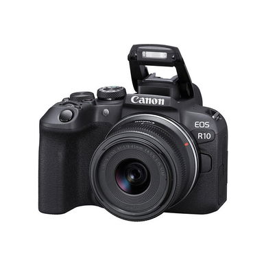 Canon - EOS R10 Mirrorless Camera with 18-45mm Lens
