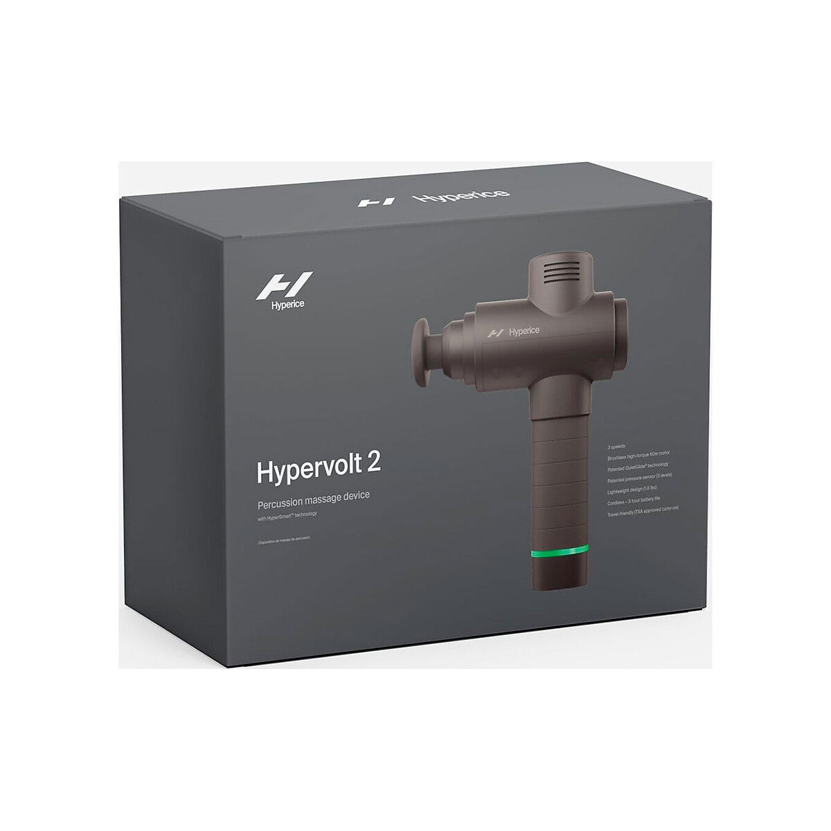 Hyperice - Hypervolt 2 Percussion Massage Device - Grey