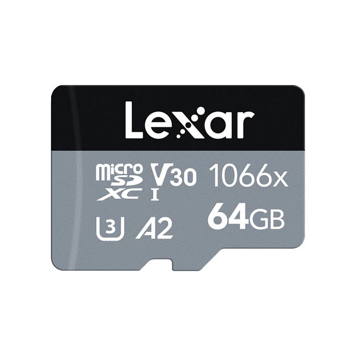Lexar - LMS1066 Professional 1066x UHS-I microSDXC Memory Card with SD Adapter