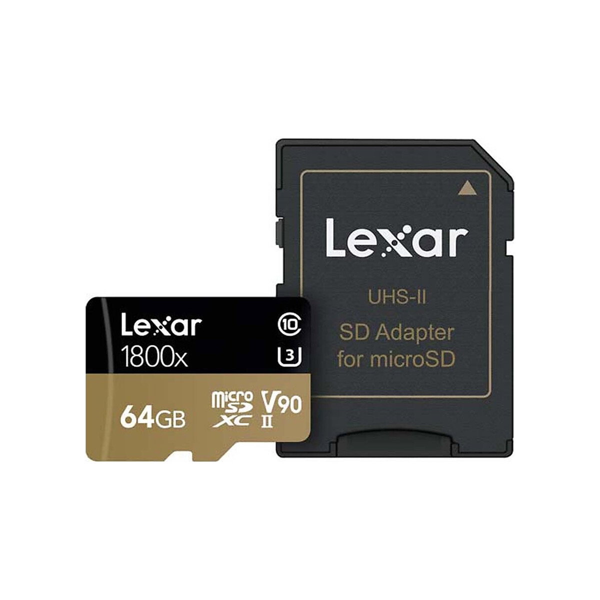Micro SDHC 64GB W/SD Adapter, 95MB/S