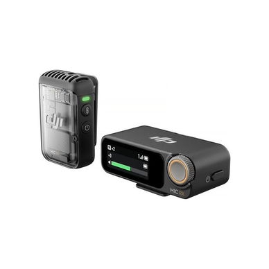 DJI - Mic 2 Compact Digital Wireless Microphone System - Recorder for Camera & Smartphone