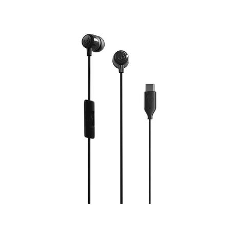 Skullcandy - Jib Earphones with Mic, Wired, USB-C, Noise Isolating - Black
