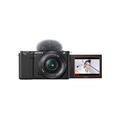 Sony - ZV-E10 Mirrorless Camera with 16-50mm Lens - Black