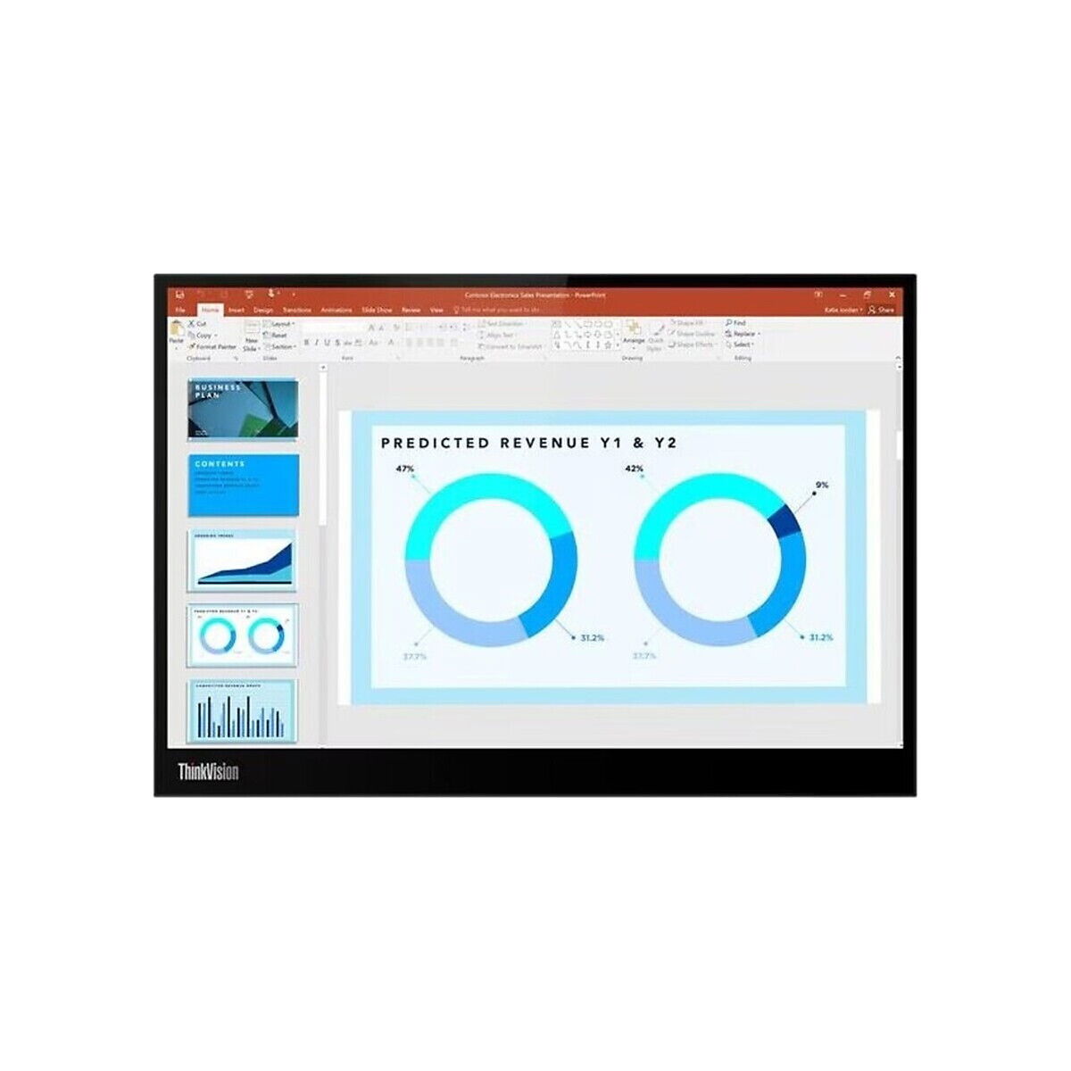 Lenovo - 14" ThinkVision M14d LCD Monitor