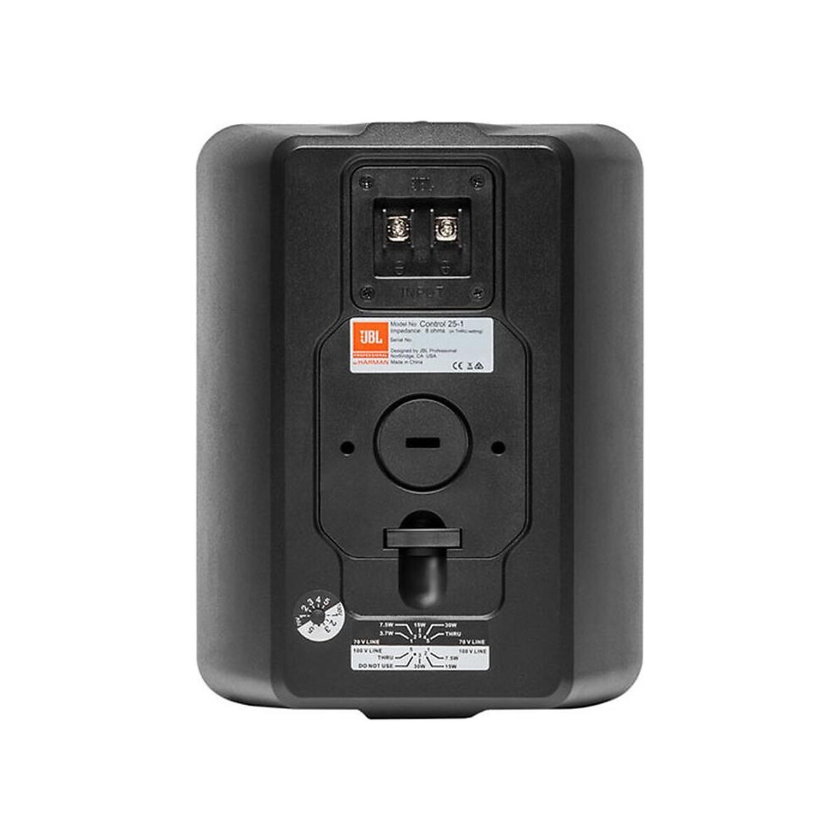 JBL - Control 25-1 Compact Indoor-Outdoor Background-Foreground Speaker, Pair 2 - Black