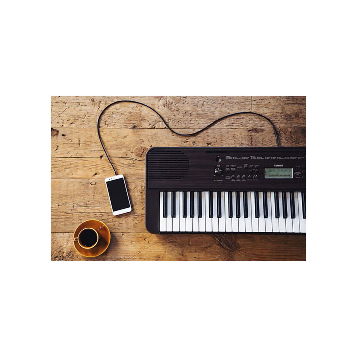 Portable Keyboard PSR-E360DW, Dark Wood