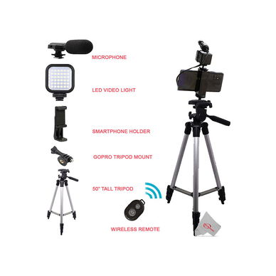 Vivitar - Ultimate Essential Universal Vlogging Kit