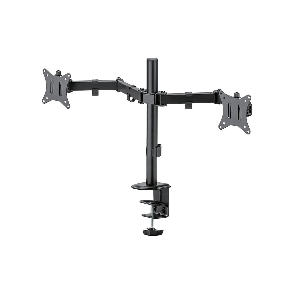 Argomtech - DUAL MONITOR 32" DESK MOUNT WITH BASE & PHONE SLOT