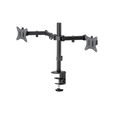 Argomtech - DUAL MONITOR 32" DESK MOUNT WITH BASE & PHONE SLOT Argomtech - DUAL MONITOR 32" DESK MOUNT WITH BASE & PHONE SLOT