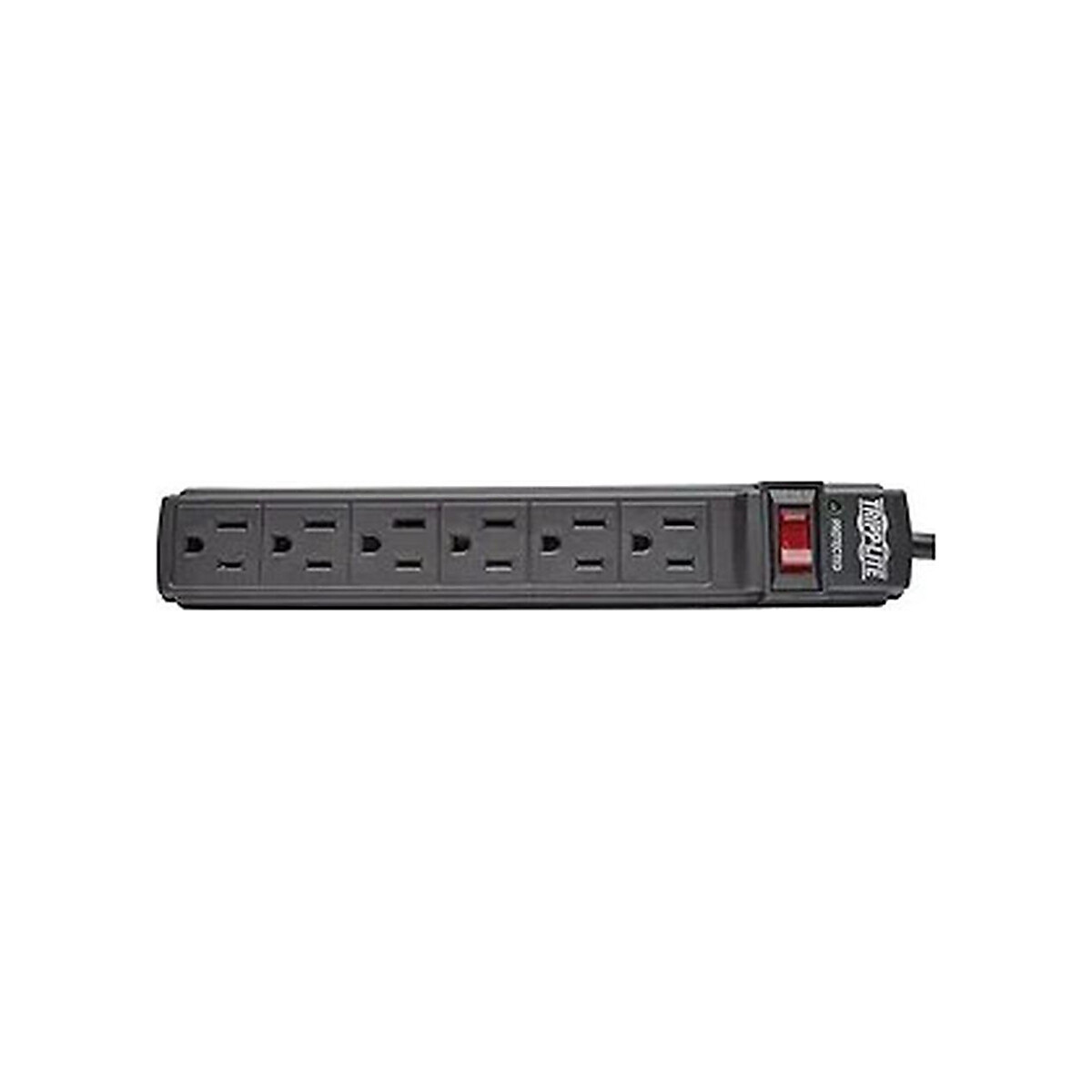 Tripplite - Power Strip, 6 Outlet, Black