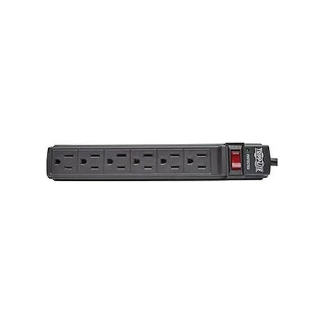Tripplite - Power Strip, 6 Outlet, Black