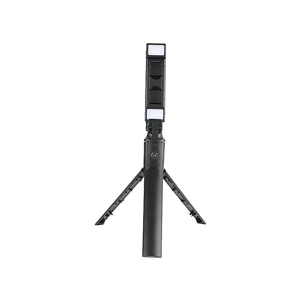 Vivitar - 36" Universal Selfie Stick Tripod, Dual Led Lights - Black